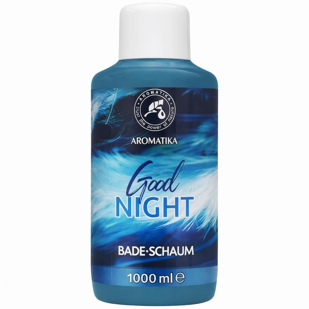 Badeschaum Gute Nacht mit Ätherischem Lavendelöl 1000 ml - Guter Schlaf - Schönheit - Baden - Körperpflege - Wellness - Entspannung - Aromather...