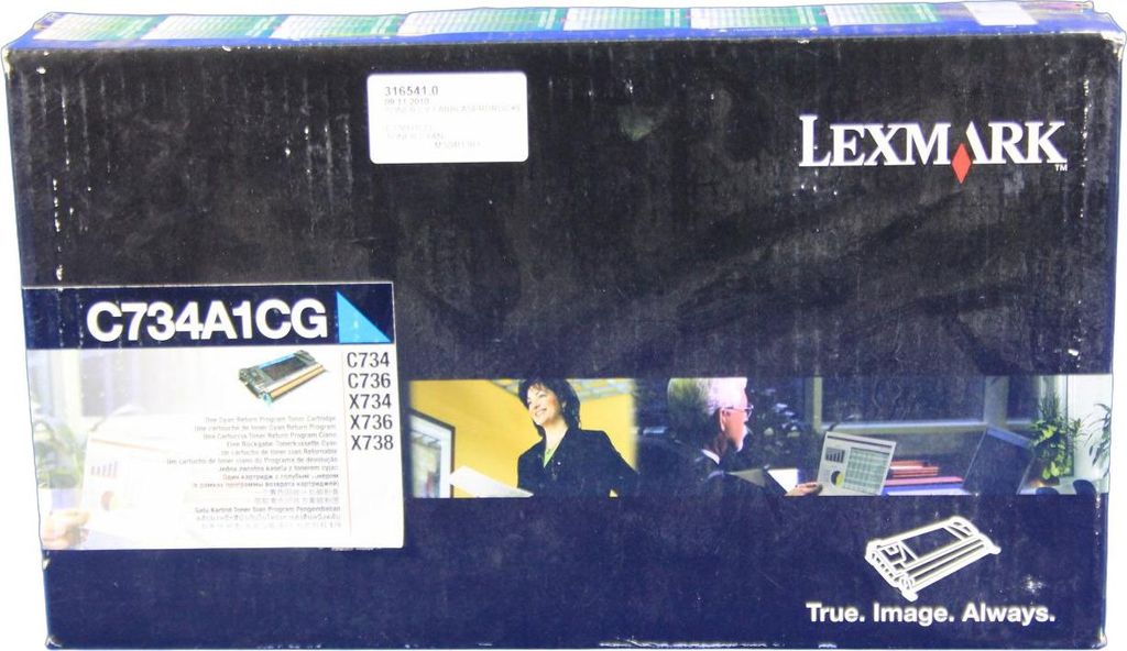 Lexmark Cyan - Original - Tonerpatrone LCCP, LRP