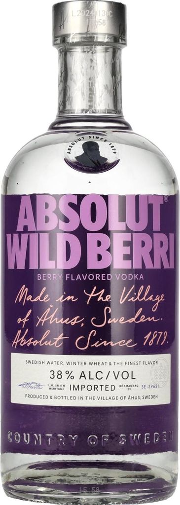 Absolut Wild Berri 38% 0,7l Produktbild 
