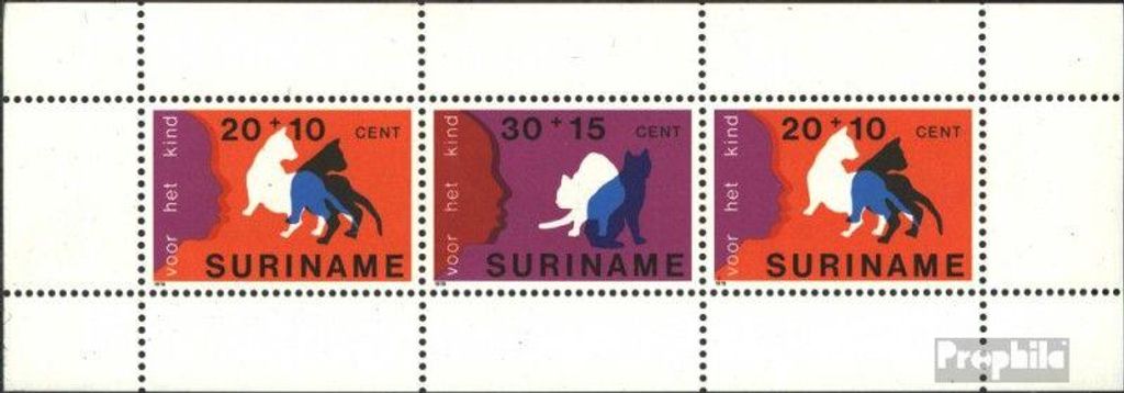 Briefmarken Suriname 1978 Mi Block22 (kompl.Ausg.) Produktbild 