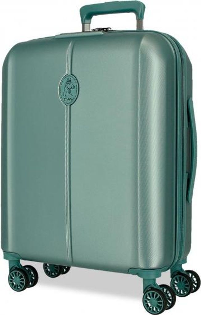 EL POTRO Vera Grün, ABS Reisekoffer 55x40x20cm, 37L, 5338723 (klein)
