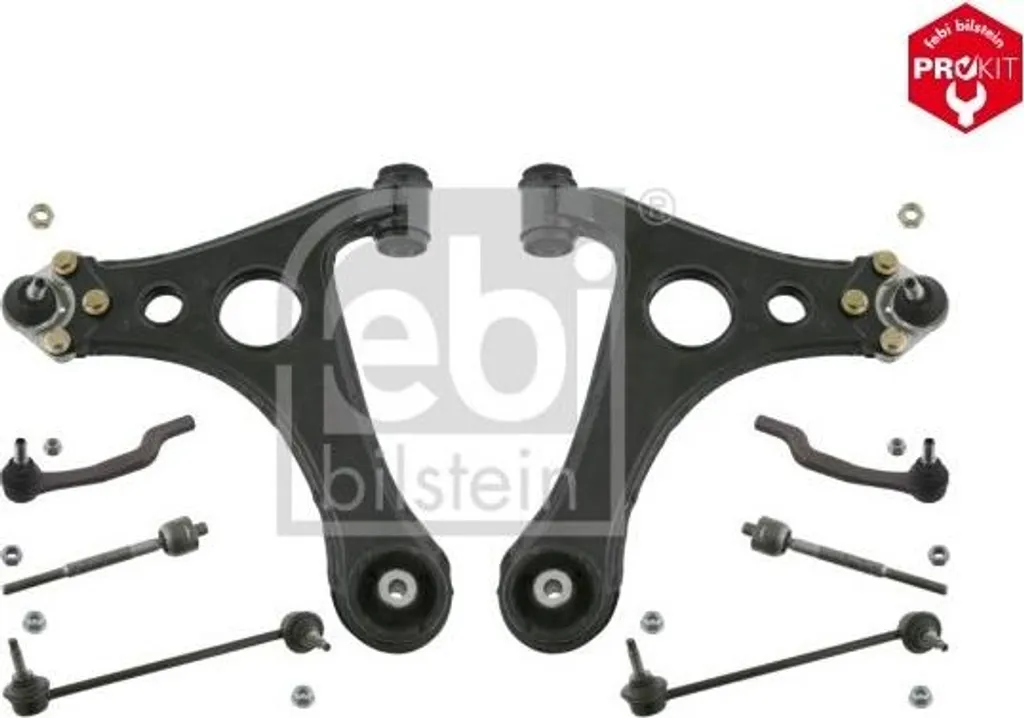 Kit de réparation bras de suspension FEBI 33108 pour train avant complet