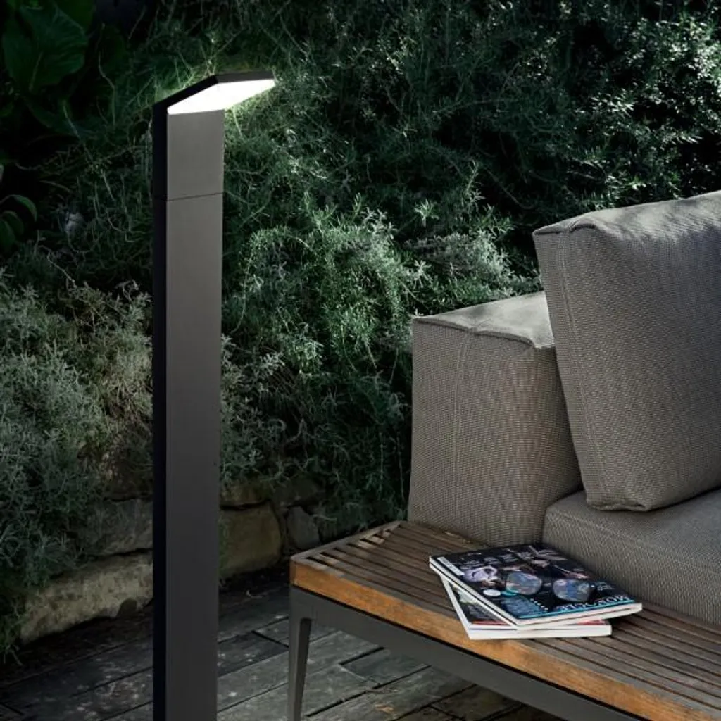 Lampadaire sur pied LED Design Anthracite pour Salon et Bureau 3000K