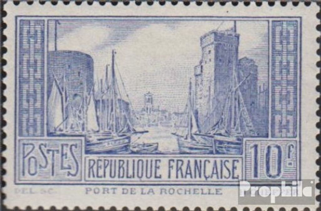Briefmarken Frankreich 1929 Mi 241I postfrisch Bauwerke