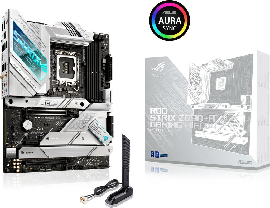 Asus Rog Strix Z690-A Gaming Wifi D4 Lga 1700 Zdjęcie produktu 10