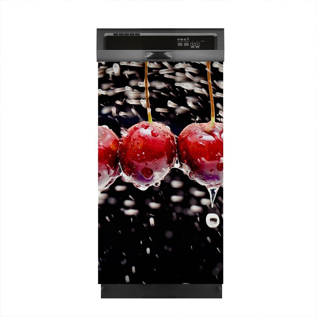 Aufkleber sticker 45x80 cm Dekorative folie Spülmaschine - Spritz Farbige Früchte