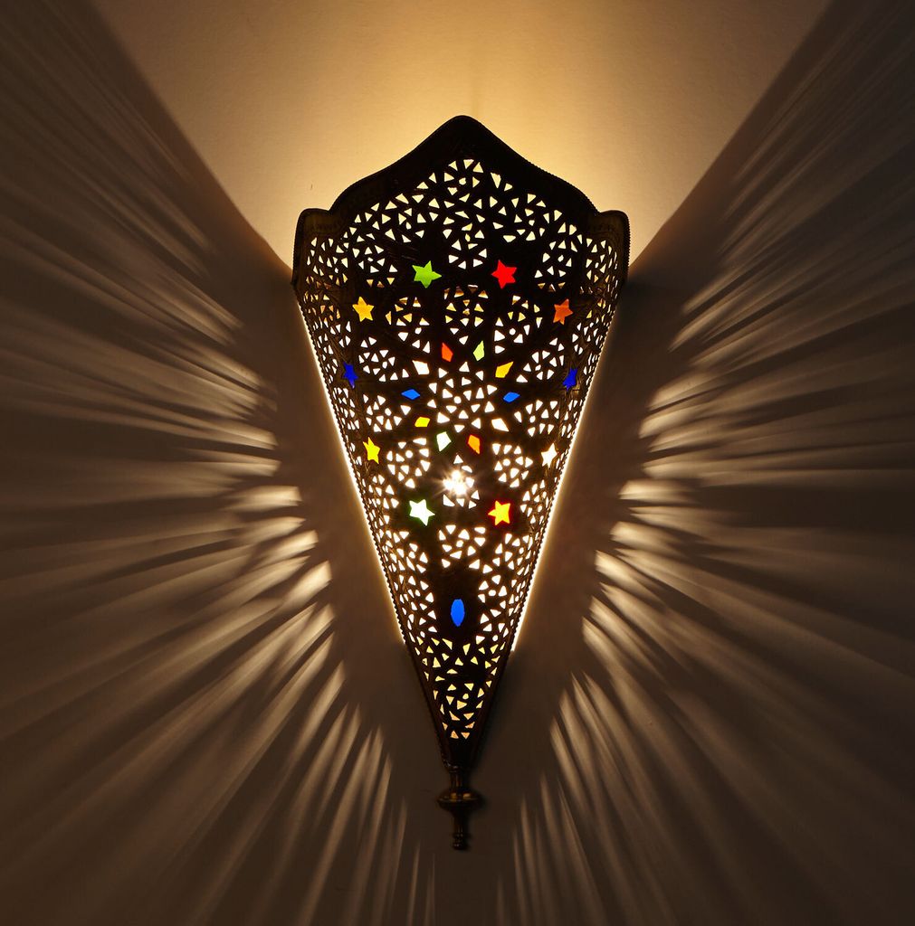Messing-Wandlampe Rahma