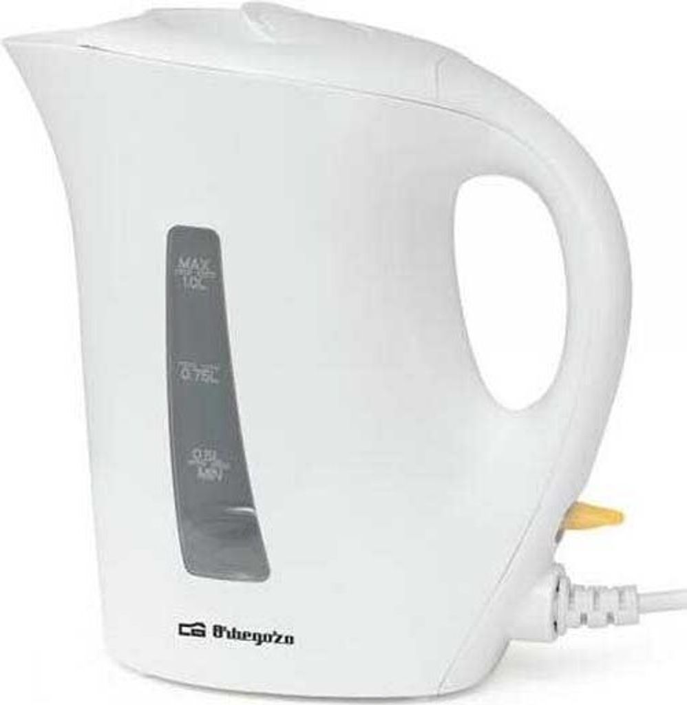 Orbegozo kt 4150 kettle de kettle 1l 1200w - free de bpa - handle de cool touch - automatic switch off - indicator de level de water de - easy clea...