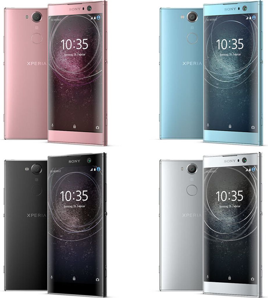 SONY Xperia XA2 Single Sim - / Bulk, Farbe:silber
