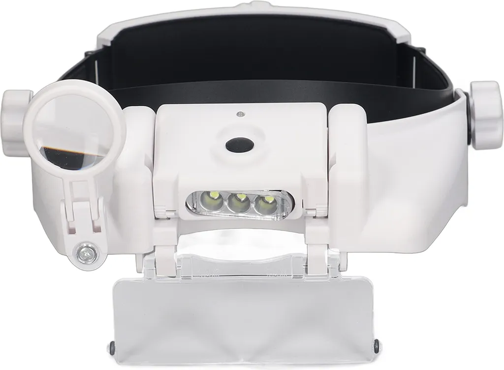 Loupe de tête rechargeable LED avec 4 lentilles interchangeables V2