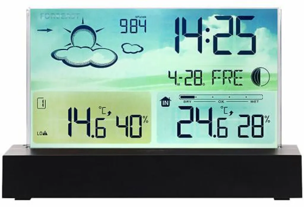 Station météo Design avec écran couleur LCD - Modèle Multi-Capteurs WS50