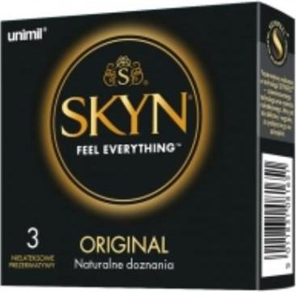 3 préservatifs masculins SKYN Original Skynfeel sans latex, Image du produit 