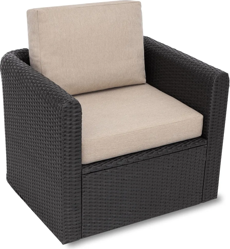 Coussin de Chaise Extérieur Mia Tech Beige 60x55cm Résistant et Rembourré