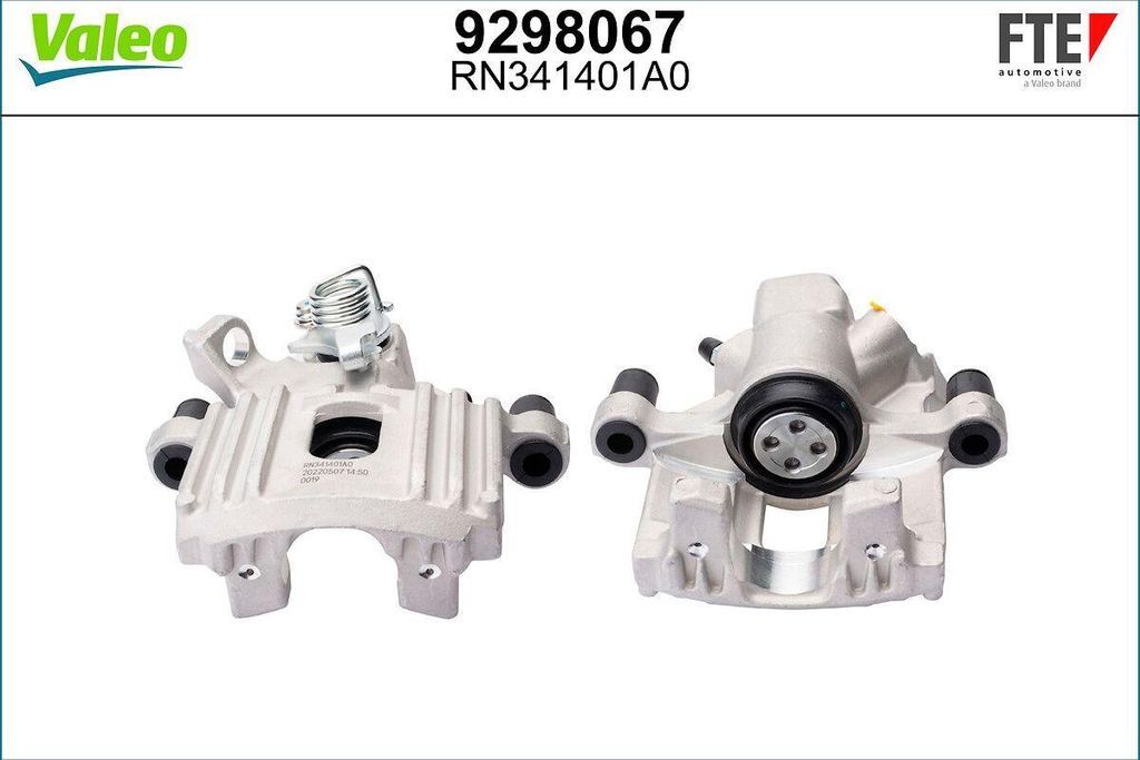 FTE Bremssattel Hinten Rechts für MINI Schrägheck (R50, R53) Ø34mm Grau 9298067