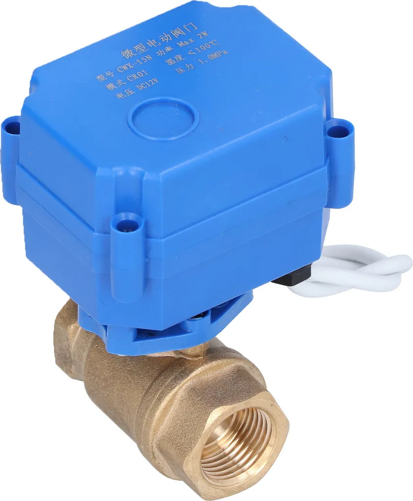 Vanne à bille motorisée DN15 DC12V pour stopper les fuites de réseau