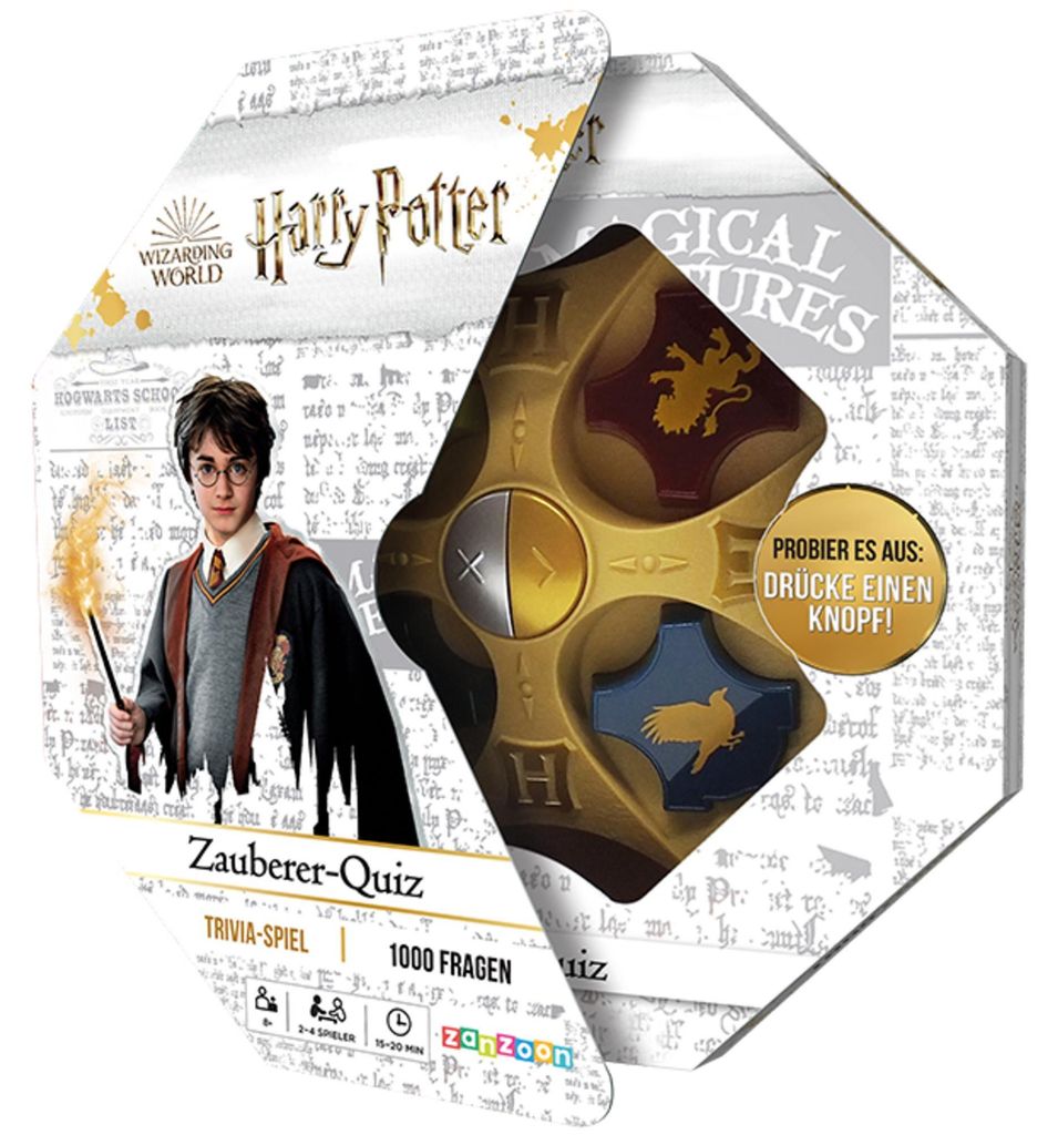 Asmodee Harry Potter Zauberer-Quiz, Brettspiel, Produktbild 