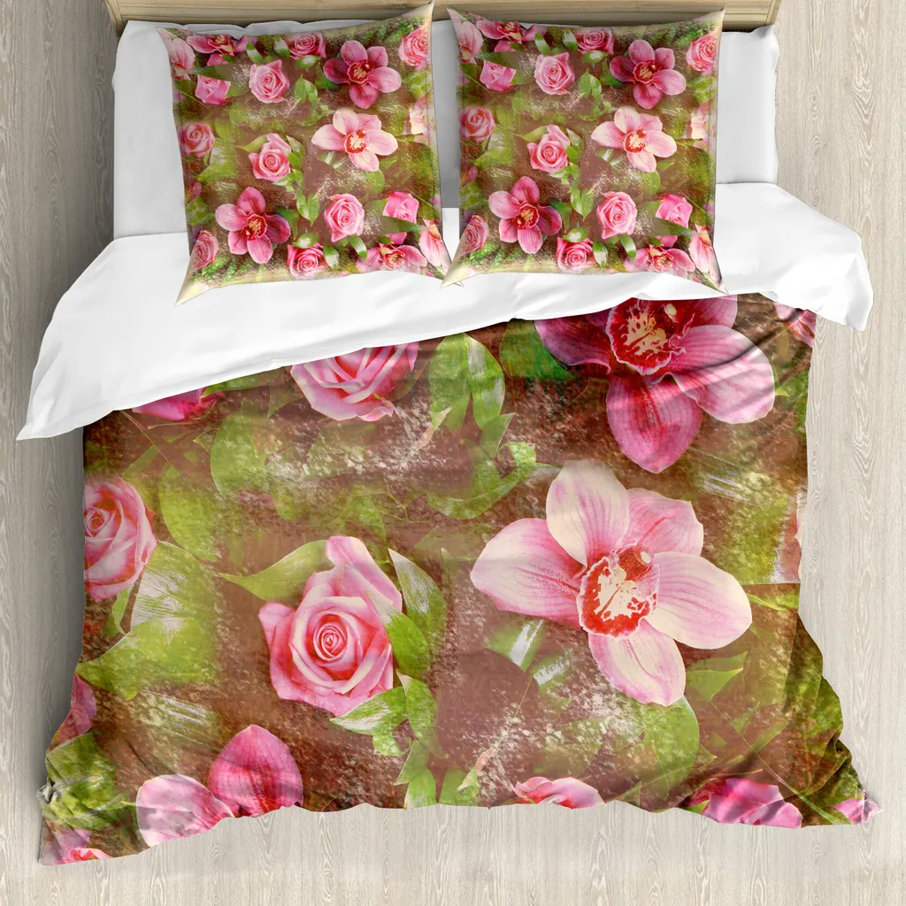 Copripiumino Floreale 200x200 ABAKUHAUS | Design Retro Romantic