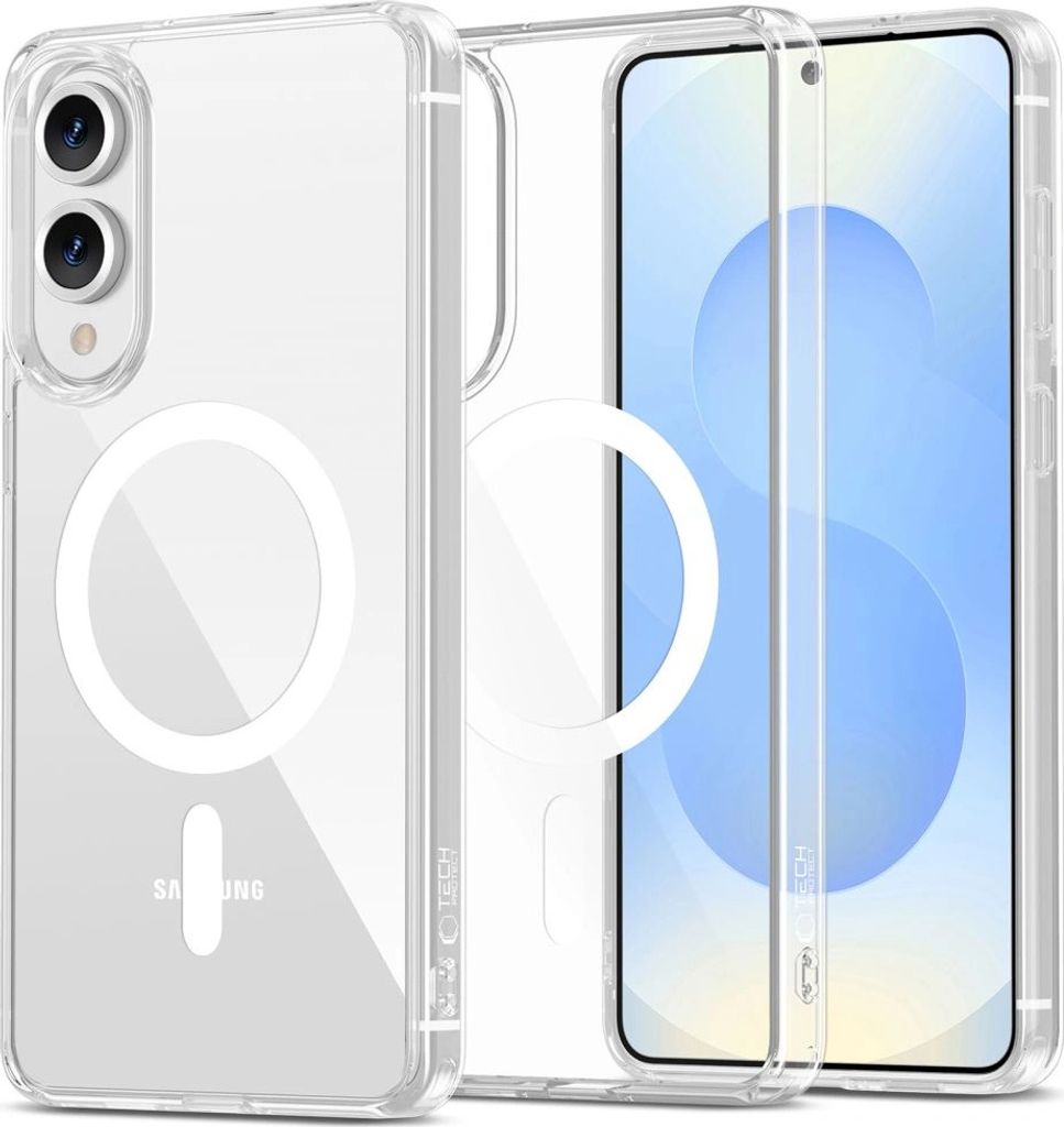 Mobiili tagakaas Tech-Protect Galaxy S25 Edge Flexair Hybrid Magsafe läbipaistev