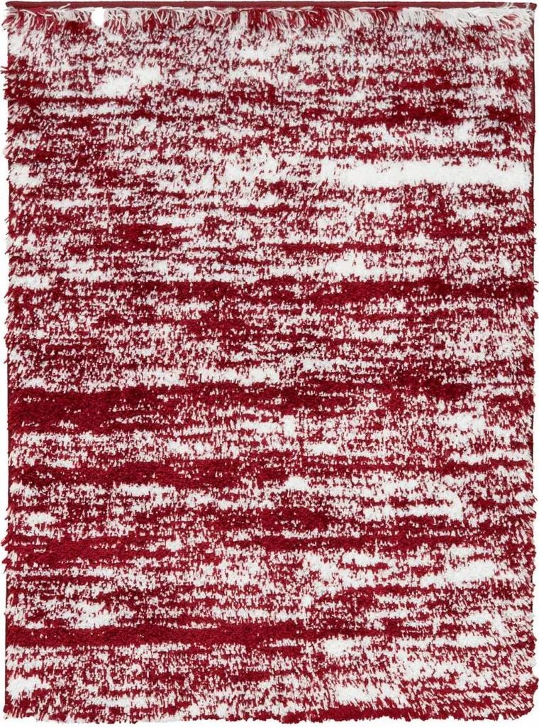 Ember Tapis Shaggy Tissé Motif Uni 160x230cm Beige - Confort Moderne