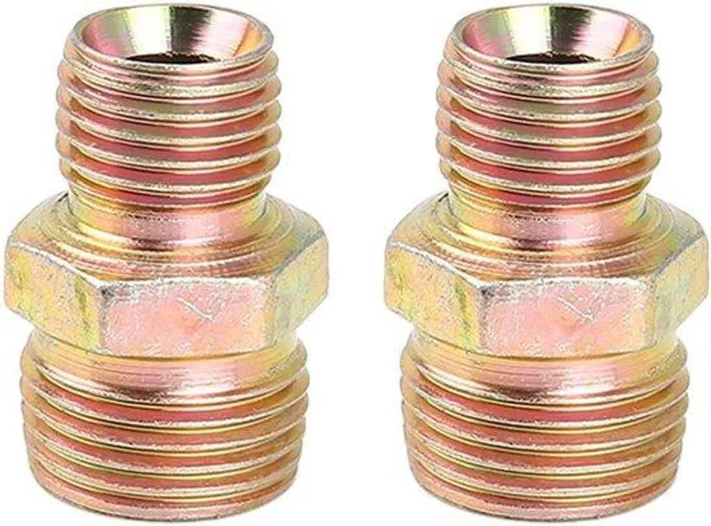 Adaptateur Tuyau d'Air M14 x 1,5 mm vers M18 x 1,5 mm en Acier Zingué
