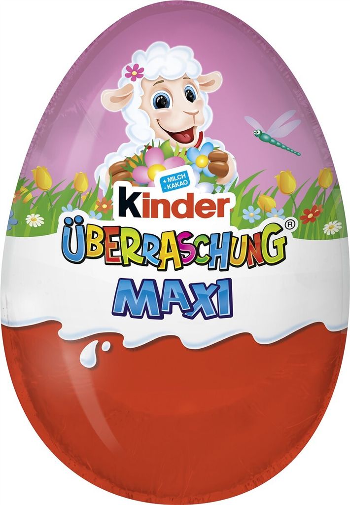 kinder Überraschung Maxi-Ei  Ostern Girls 100 g Produktbild 1