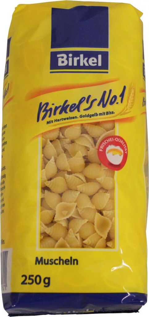Birkel Teigwaren Nr. 1 Muscheln 250g Produktbild 