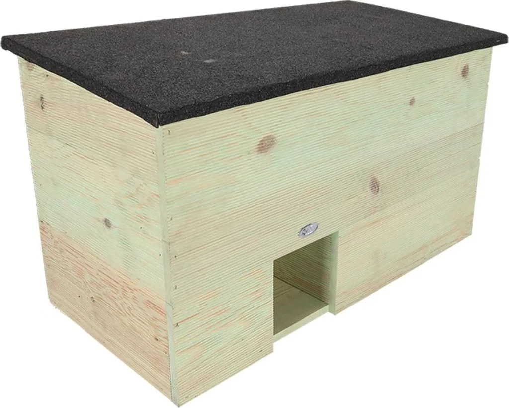 Maison pour hérissons XL : offrir un abri d'hiver sûr dans le jardin