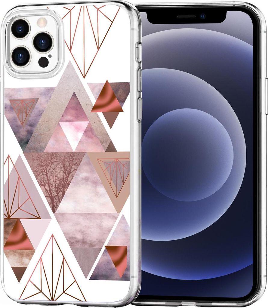 Motiv TPU Cover für Apple iPhone 12 / 12 Pro Hülle Silikon Case mit Muster Handy Schutzhülle