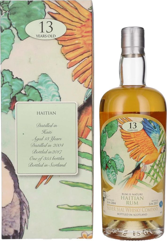 Silver Seal HAITIAN 13 Years Old Rum 46% Vol. 0,7l in Geschenkbox