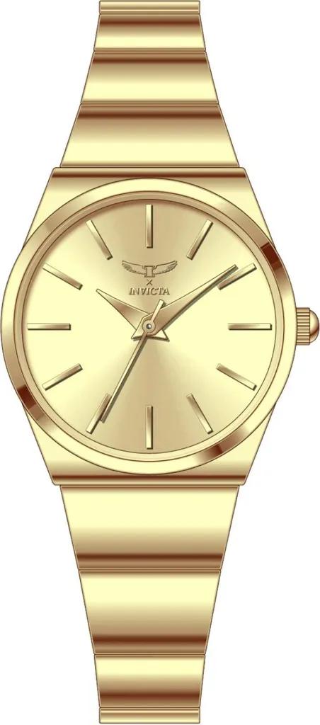 Invicta Celestial 69043 Orologio da Donna - Impermeabile - Analogico - Movimento Quarzo - con quadrante oro - 28mm