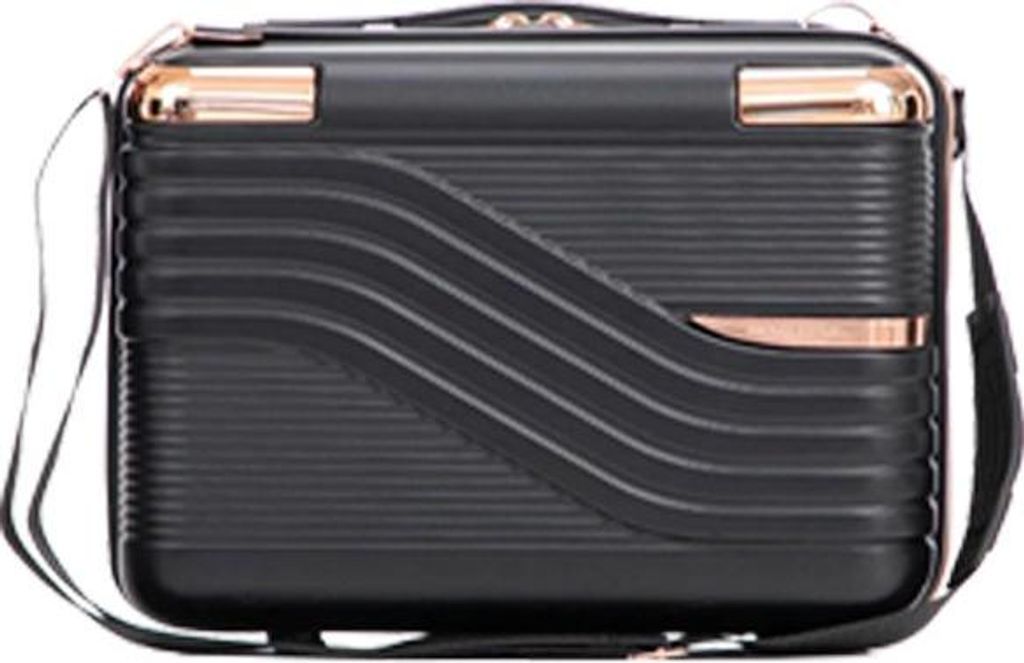 Leziter TraveLux Urban Reisenecessaire mit Hartdeckel 23x30x14 cm schwarz