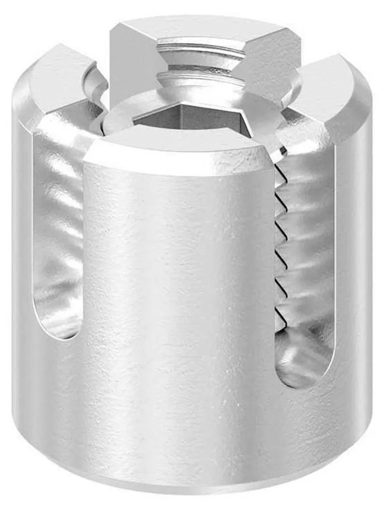 Serre-Câble Croisé M12 en Acier Inoxydable A4 pour Câbles Métalliques