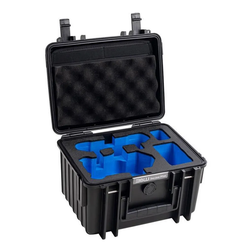 Mallette de Transport B&W Cases 2000 pour Drone DJI Mini 4 Pro - Noire