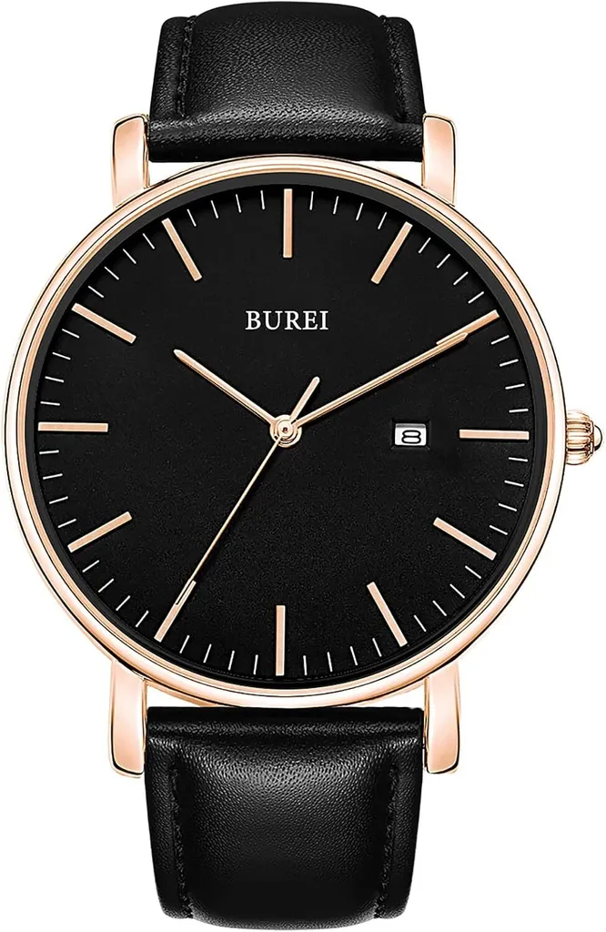 Orologio Quarzo Uomo Impermeabile 3ATM - Design Nordico e Acciaio