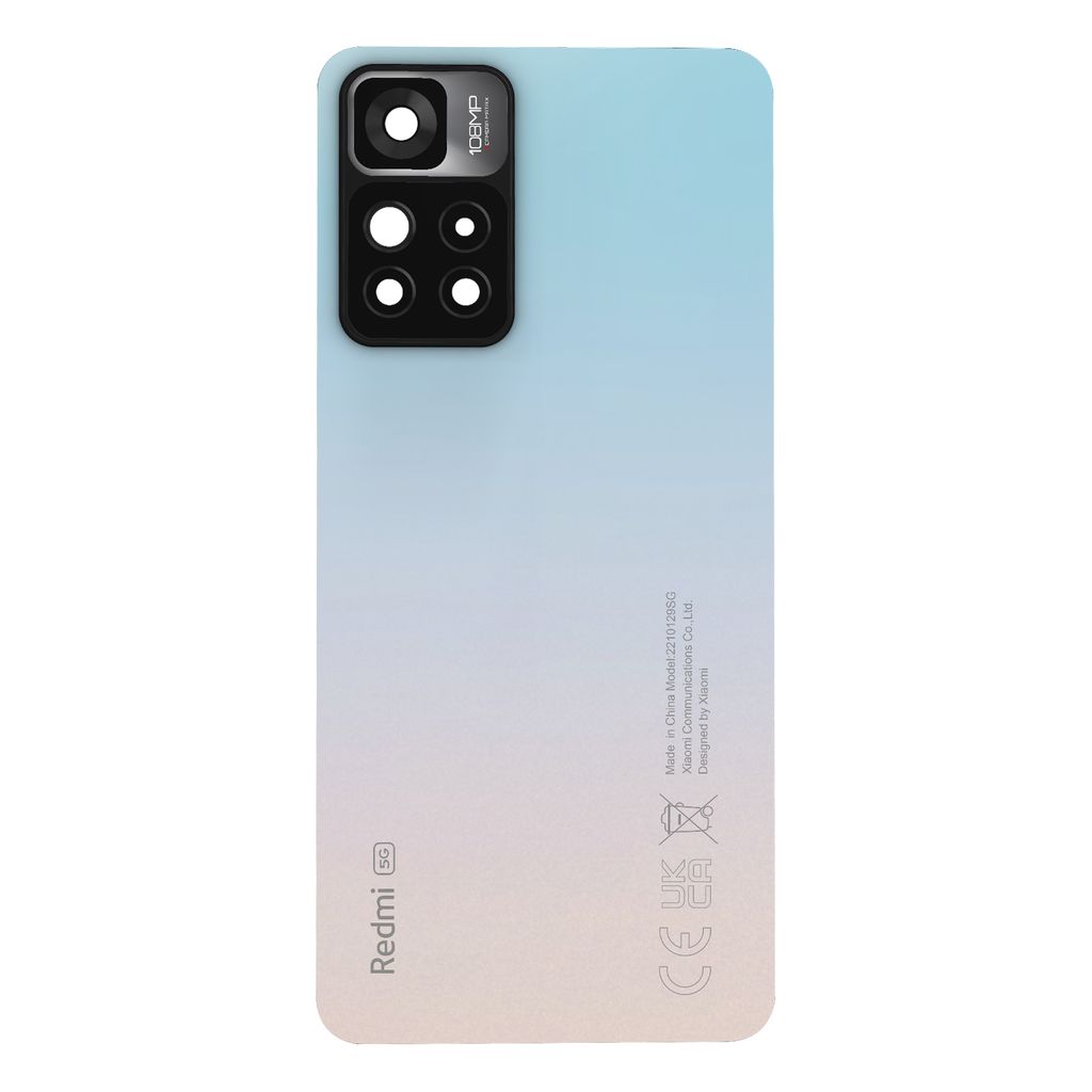 Xiaomi, Akkuabdeckung für Redmi Note 11 Pro Plus 5G Original Service Pack, Hellblau