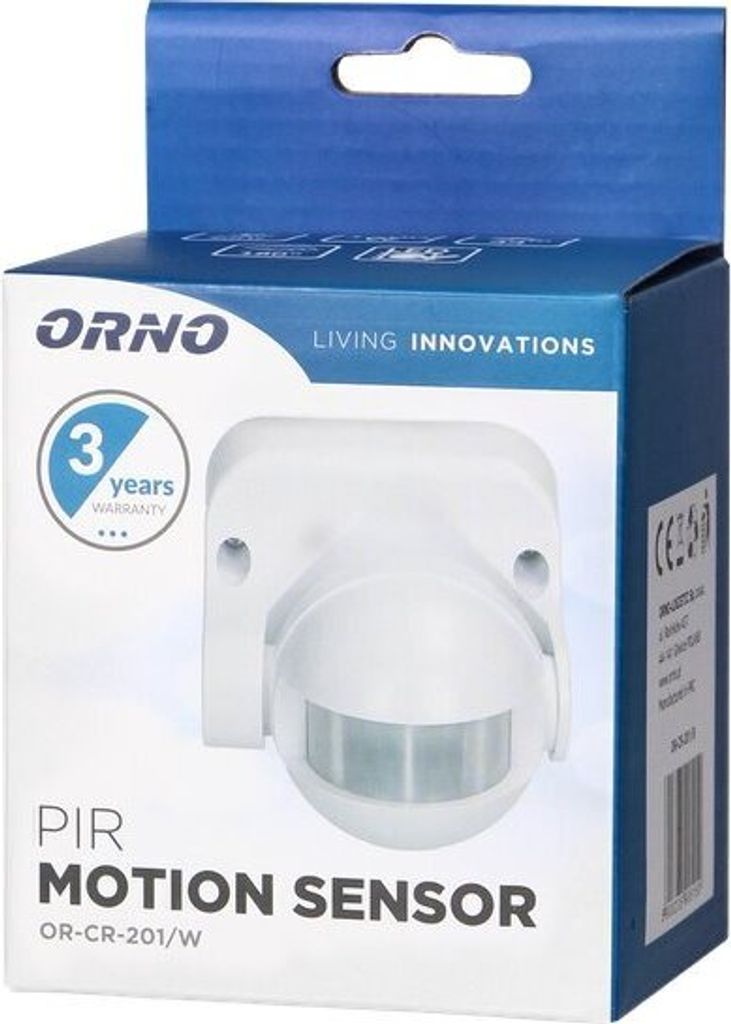 Pohybové čidlo ORNO OR-CR-254/W, úhel detekce 180°/360°, 2 Obrázek produktu 