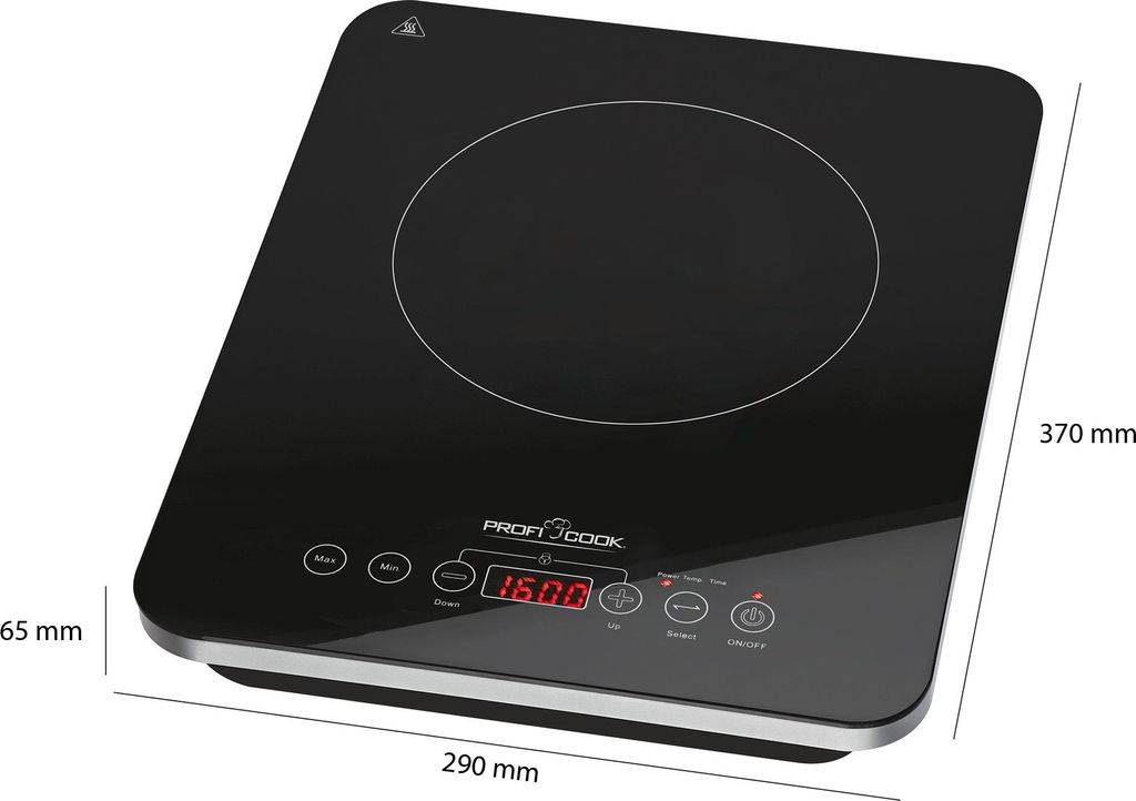 ProfiCook EKI 1062 Noir Comptoir Plaque de cuisson zone à Image du produit 