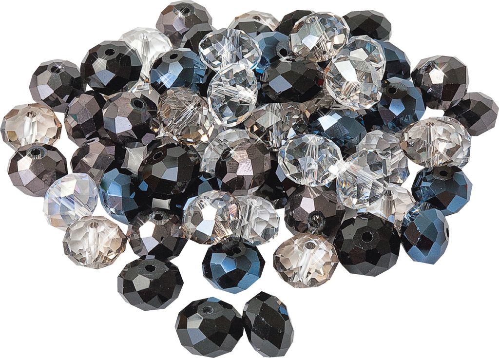 PRACHT Glasschliffperlen 12 mm 25 Stück für Produktbild 