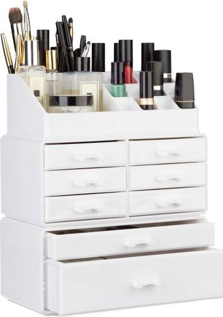 Schminkständer mit acht Schubladen