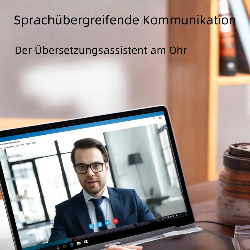 ZELURXX AI Lunettes intelligentes de traduction Bluetooth multilingue - 2