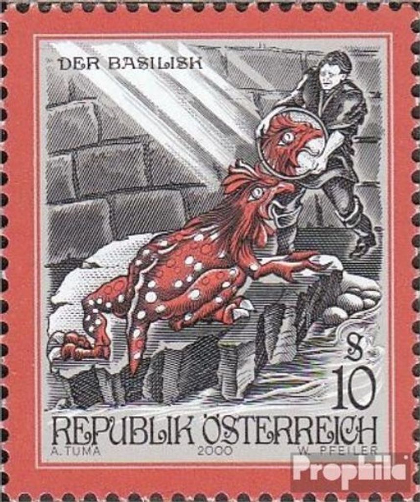Briefmarken Österreich 2000 Mi 2303 (kompl.Ausg.) gestempelt Sagen und Legenden