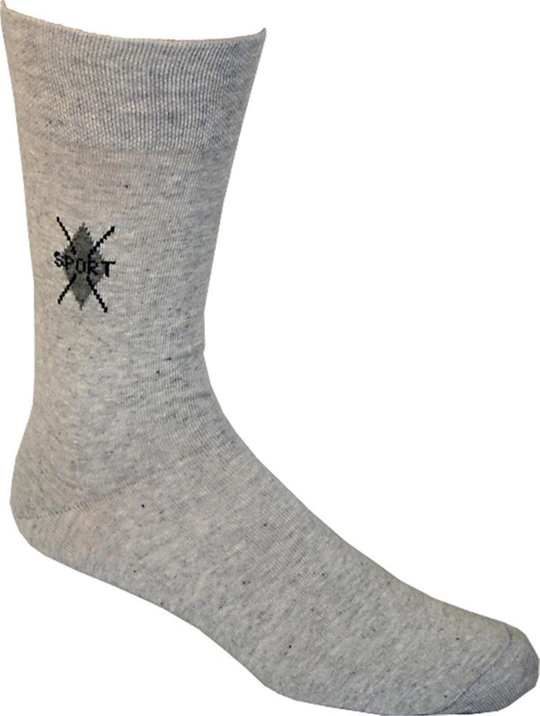 Nordpol Herrensocke "Sport" grau Gr. 39-41