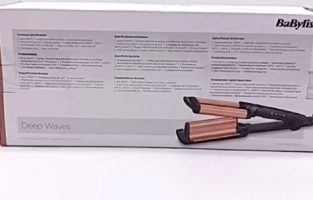 BaByliss W2447E Deep Waves : Fer à gaufrer professionnel haute précision - 26