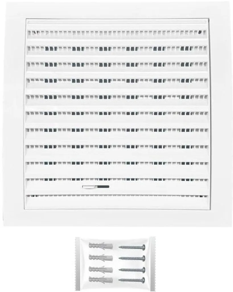 Grille d'aération 150x150 avec moustiquaire : fini insectes et humidité