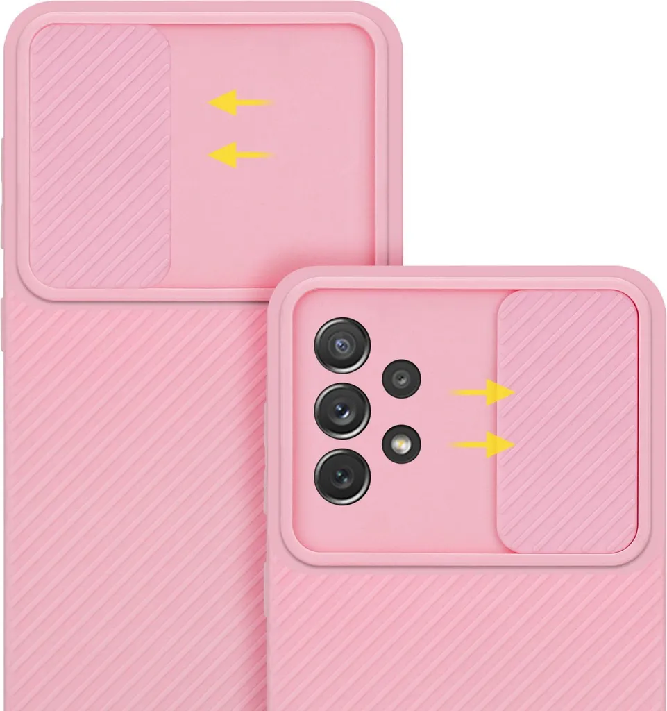 Custodia Samsung A72 Rosa Cadorabo: Minimal TPU Camera Protection