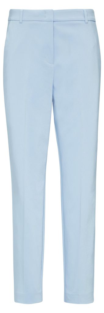 comma Cigarette-Pants 7/8-Hose Slim Fit Mid Rise mit Bügelfalte und Formbund