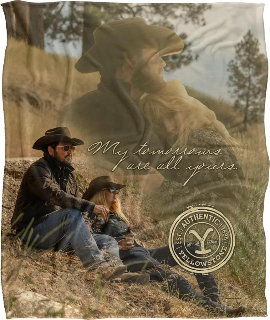 Jeté de Canapé Yellowstone My Tomorrows Are All Yours Idéal pour TV
