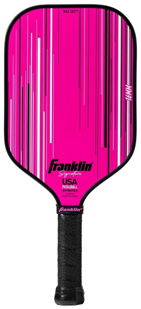 Franklin Pickleball Pro Series Rose 16mm MaxGrit Power pour le Spin