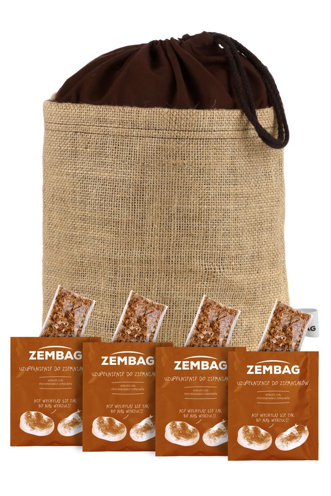 Brązowy Zembag na 10 kg ziemniaków Zdjęcie produktu 