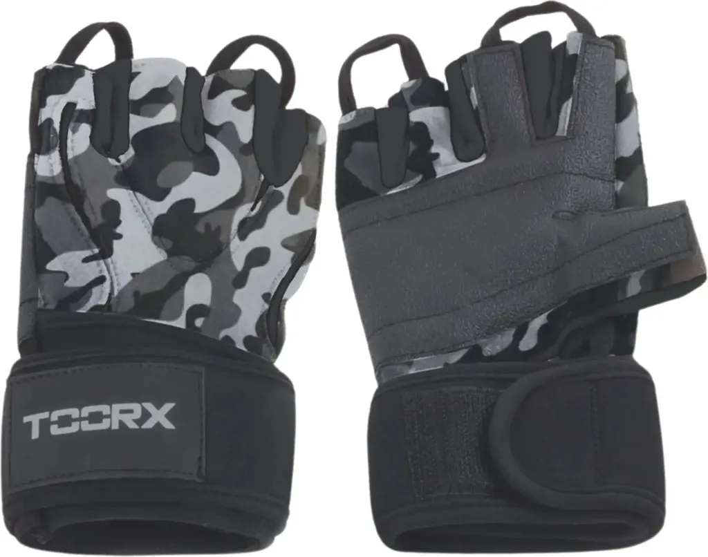 Gants fitness Toorx en simili cuir camouflage taille XL pour musculation